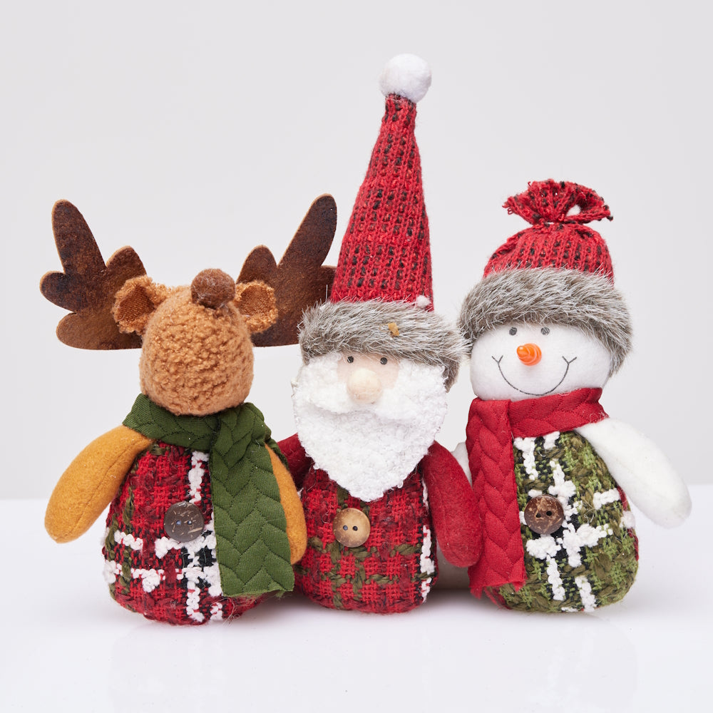 Décorations en Peluche de Noël – 22 cm