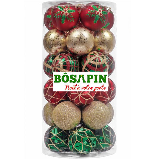Boules de Noël – Incassables, 60 mm