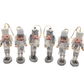Soldats Casse-Noisette à Suspendre – Ensemble de 6, 15 cm