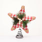 Étoile de Cime de Sapin de Noël – 25 cm