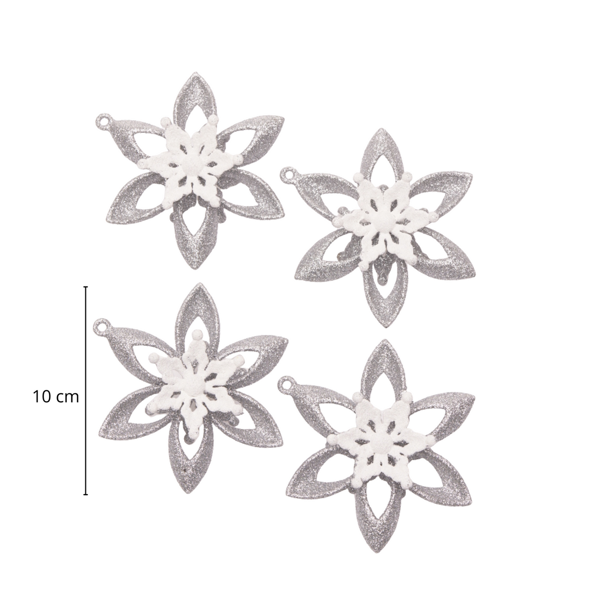 Étoile Suspendue Décorative – Pailletée, 10 cm