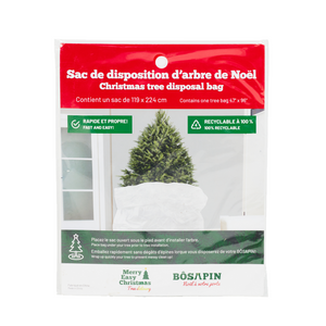 Christmas tree disposal bag